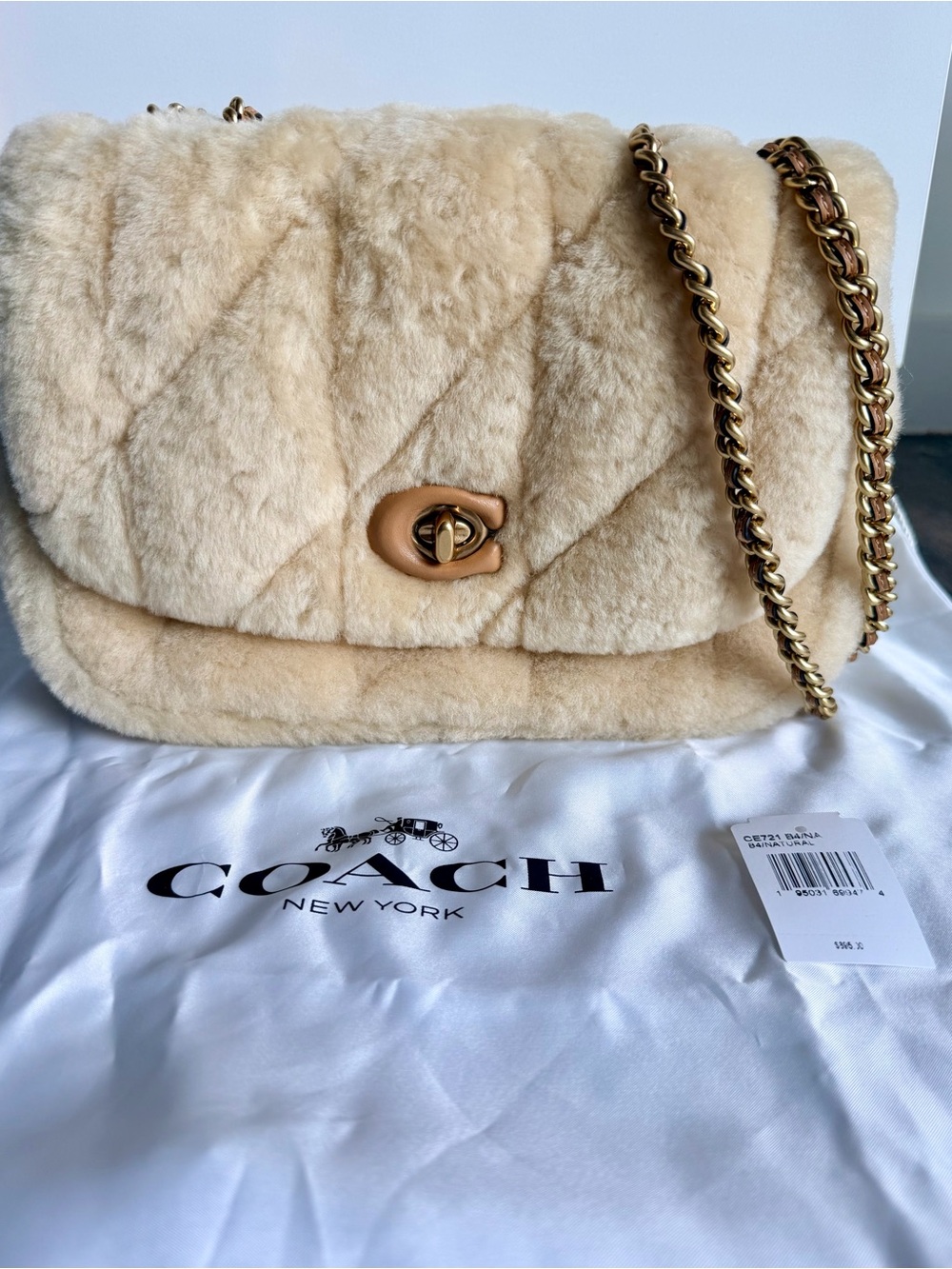 Coach Shearling Pillow Maddison